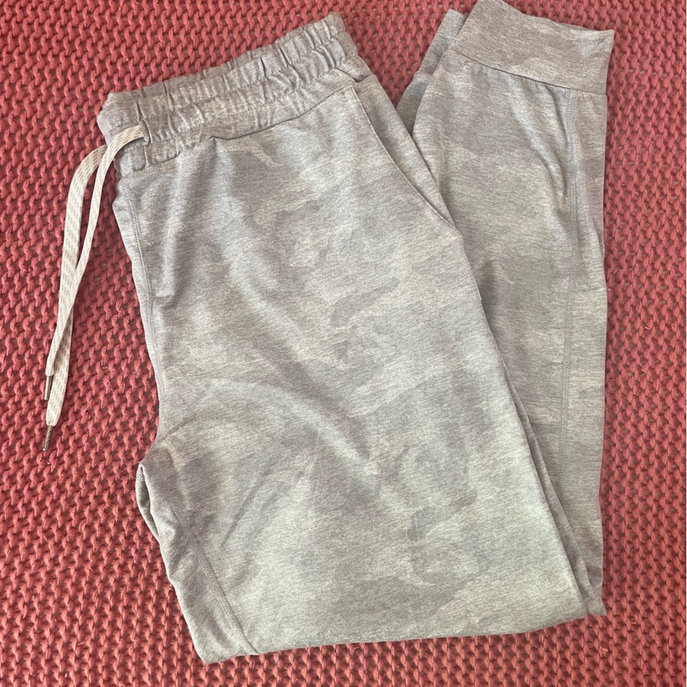 Grey Camouflage Joggers Size S